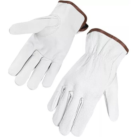 PAKNADA Goatskin Leather Gloves 3Pairs Durable Safety for Outdoor, Industrial - Picture 4 of 7